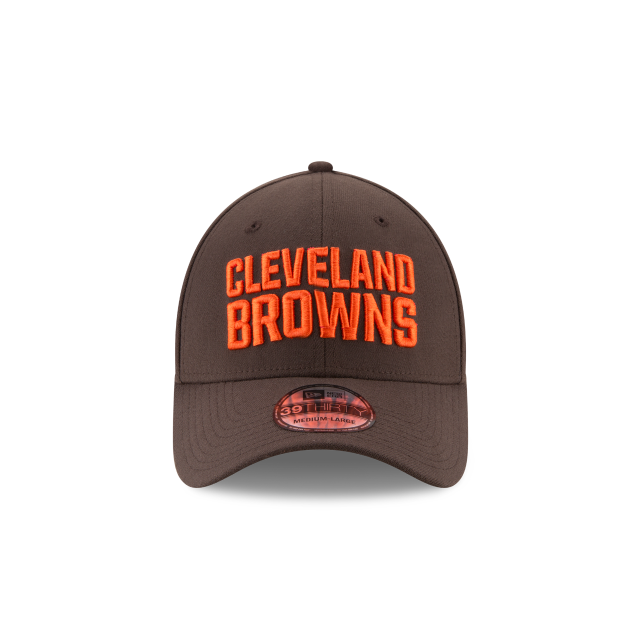 Cleveland Browns NFL New Era Men Brown 39Thirty Alternate Stretch Fit Hat product image 3, provided for visual reference and