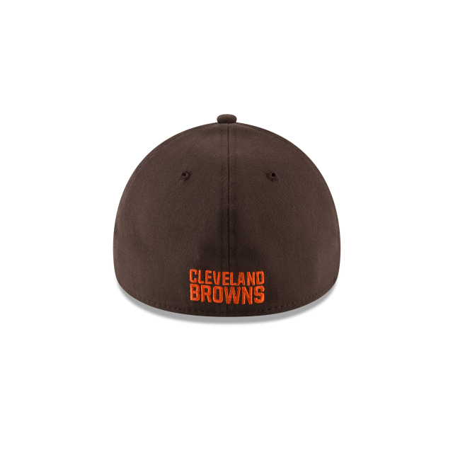 Cleveland Browns NFL New Era Men Brown 39Thirty Alternate Stretch Fit Hat product image 2, provided for visual reference and