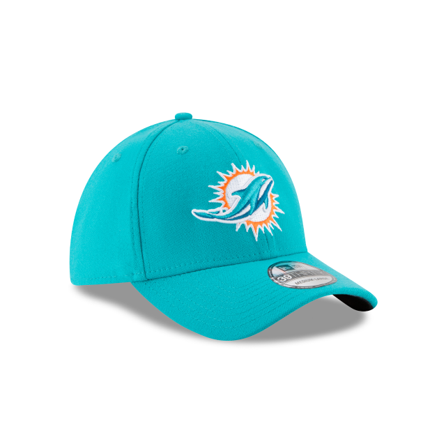 Miami Dolphins NFL New Era Men Teal Breeze 39Thirty 2018 Logo Stretch Fit Hat product image 4, provided for visual reference