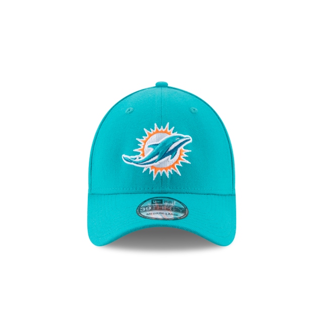 Miami Dolphins NFL New Era Men Teal Breeze 39Thirty 2018 Logo Stretch Fit Hat product image 3, provided for visual reference