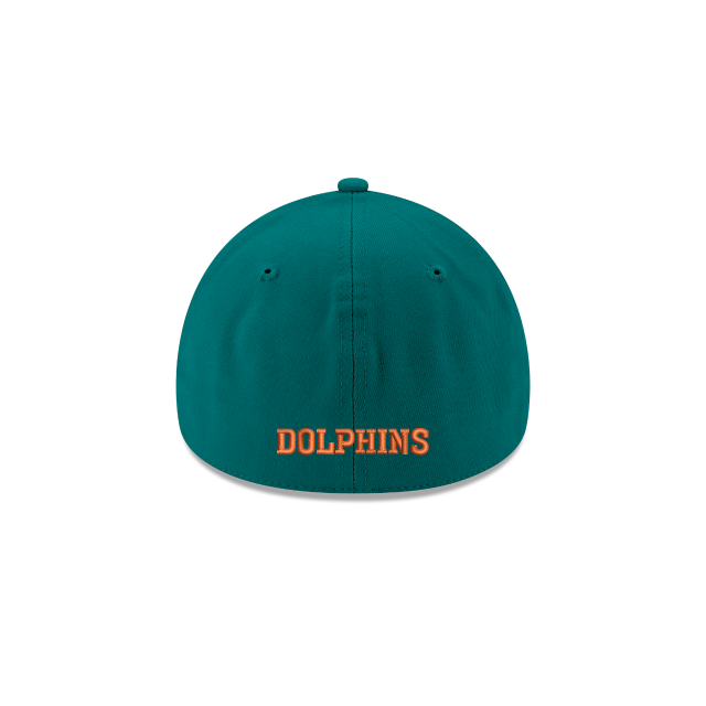 Miami Dolphins NFL New Era Men Aqua 39Thirty 1989 Classic Logo Stretch Fit Hat product image 2, provided for visual