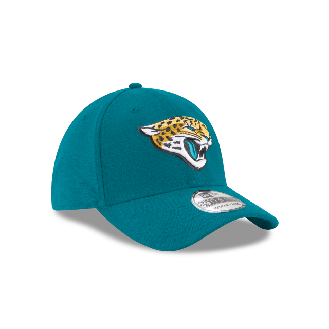 Jacksonville Jaguars NFL New Era Men Teal 39Thirty Team Classic Stretch Fit Hat product image 4, provided for visual
