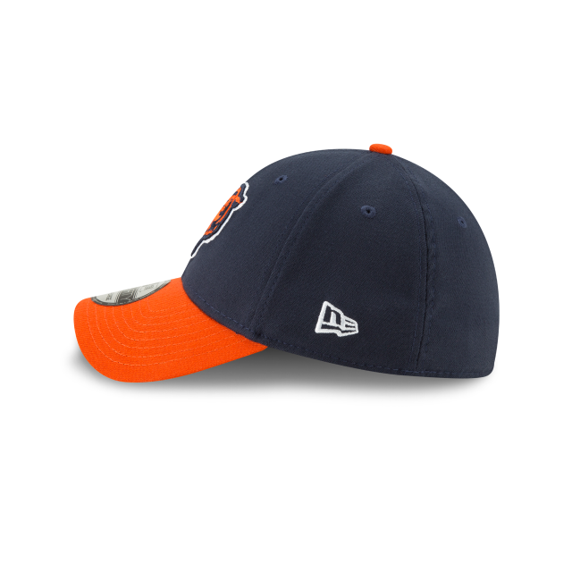 Chicago Bears NFL New Era Men Navy/Orange 39Thirty Team Classic Stretch Fit Hat product image 3, provided for visual