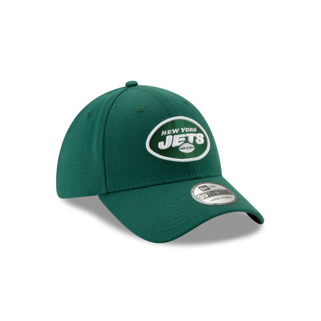 New York Jets NFL New Era Men Green 39Thirty Team Classic Stretch Fit Hat product image 4, provided for visual reference and