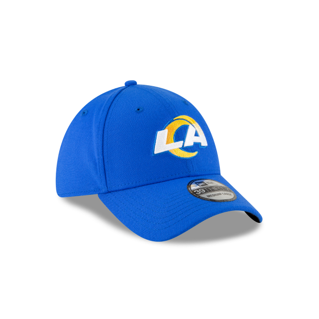 Los Angeles Rams NFL New Era Men Blue 39Thirty Team Classic Stretch Fit Hat product image 4, provided for visual reference