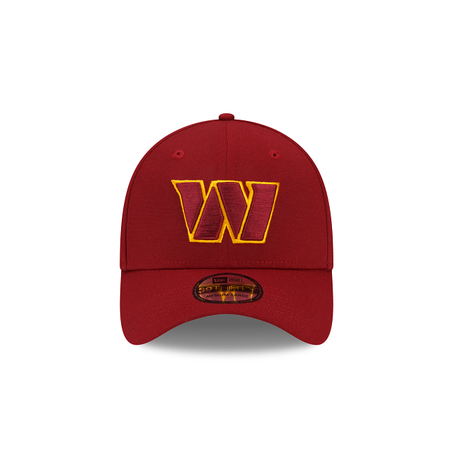 Washington Commander NFL New Era Men Burgundy 39Thirty Team Classic Stretch Fit Hat product image 3, provided for visual