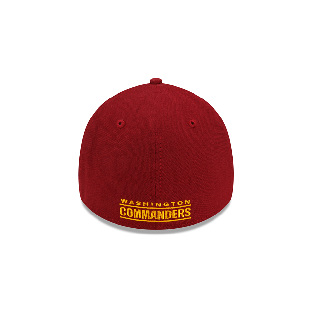 Washington Commander NFL New Era Men Burgundy 39Thirty Team Classic Stretch Fit Hat product image 2, provided for visual