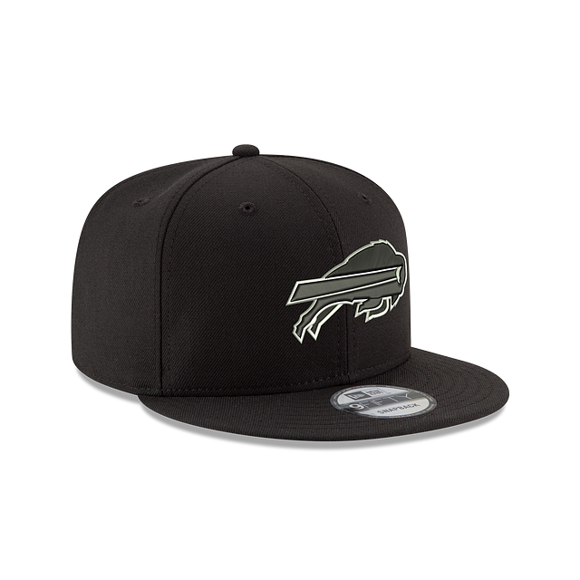 Buffalo Bills NFL New Era Men Black White 9Fifty Basic Snapback product image 4, provided for visual reference and product