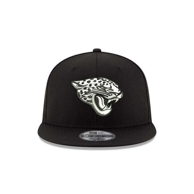 Jacksonville Jaguars NFL New Era Men Black White 9Fifty Basic Snapback product image 3, provided for visual reference and