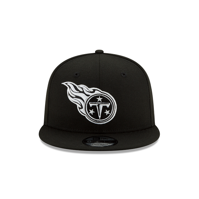Tennessee Titans NFL New Era Men Black White 9Fifty Basic Snapback product image 3, provided for visual reference and