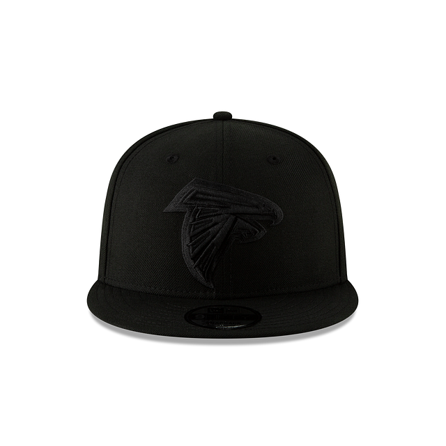Atlanta Falcons NFL New Era Men Black On Black 9Fifty Basic Snapback product image 3, provided for visual reference and