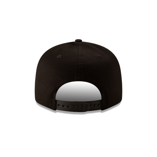 Oakland Raiders NFL New Era Men Black 9Fifty Arched Basic Snapback product image 2, provided for visual reference and