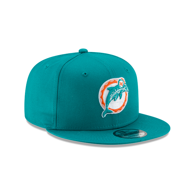 Miami Dolphins NFL New Era Men Teal Breeze 9Fifty Classic Logo Basic Snapback product image 4, provided for visual reference