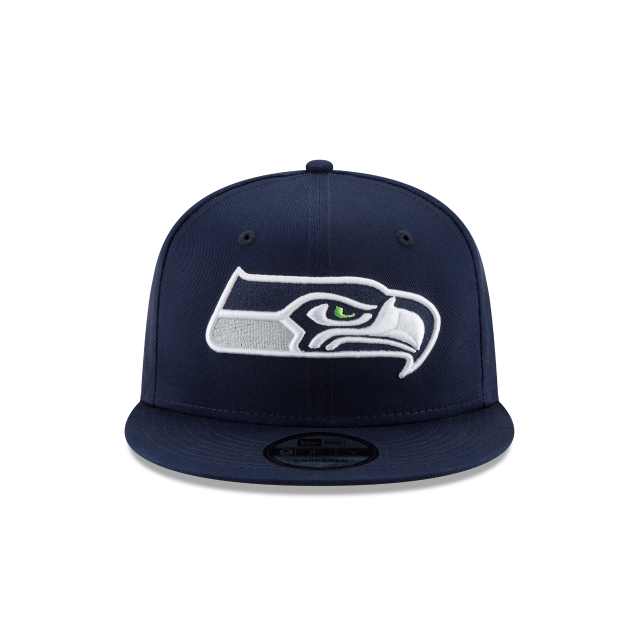 Seattle Seahawks NFL New Era Men Oceanside Blue 9Fifty Basic Snapback product image 3, provided for visual reference and