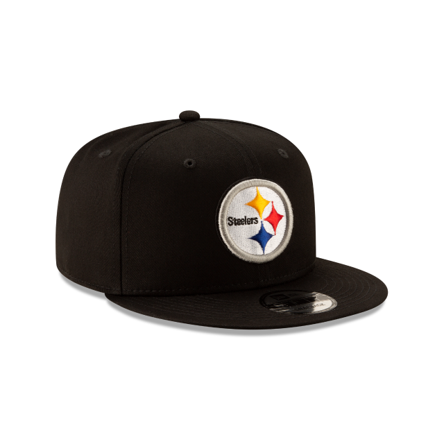 Pittsburgh Steelers NFL New Era Men Black 9Fifty Basic Snapback product image 4, provided for visual reference and product