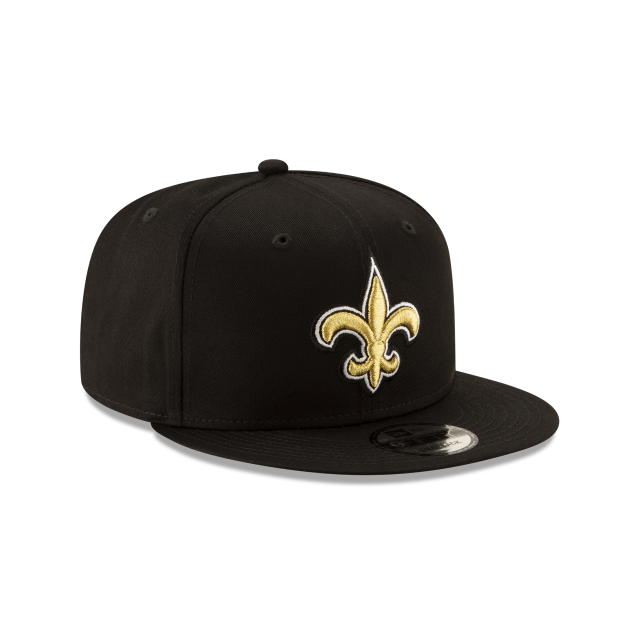 New Orleans Saints NFL New Era Men Black 9Fifty Basic Snapback product image 4, provided for visual reference and product