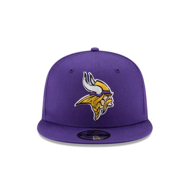 Minnesota Vikings NFL New Era Men True Purple 9Fifty Basic Snapback product image 3, provided for visual reference and