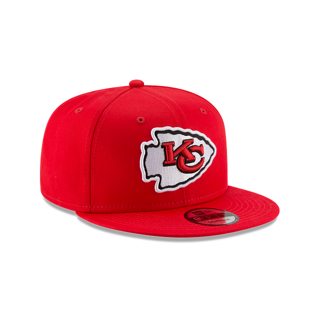 Kansas City Chiefs NFL New Era Men Red 9Fifty Basic Snapback product image 4, provided for visual reference and product