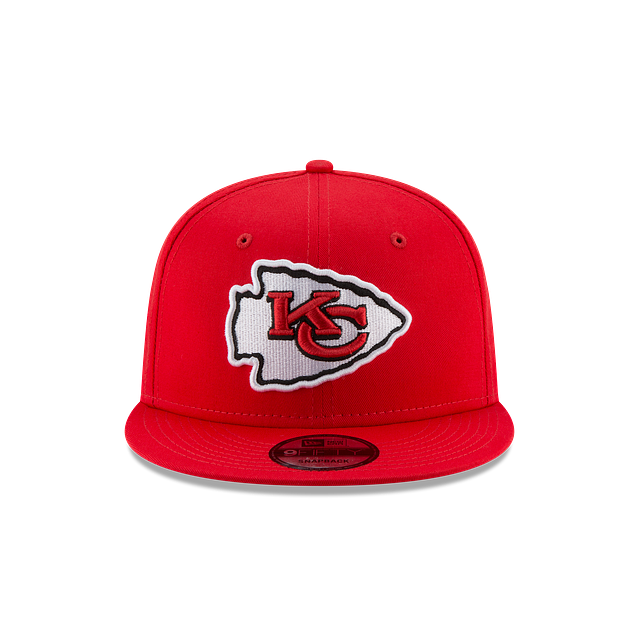 Kansas City Chiefs NFL New Era Men Red 9Fifty Basic Snapback product image 3, provided for visual reference and product
