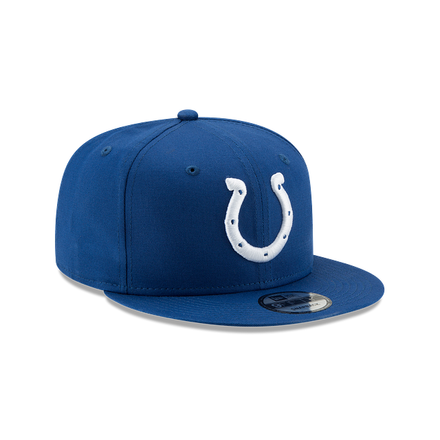 Indianapolis Colts NFL New Era Men Royal 9Fifty Basic Snapback product image 4, provided for visual reference and product