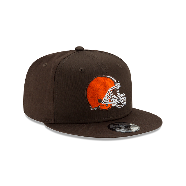 Cleveland Browns NFL New Era Men Brown 9Fifty Classic Logo Basic Snapback product image 4, provided for visual reference and
