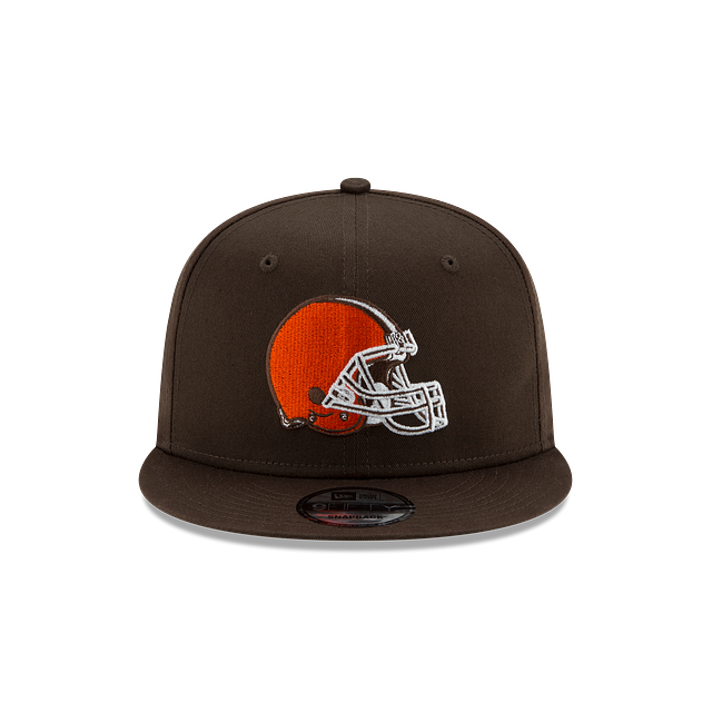 Cleveland Browns NFL New Era Men Brown 9Fifty Classic Logo Basic Snapback product image 3, provided for visual reference and