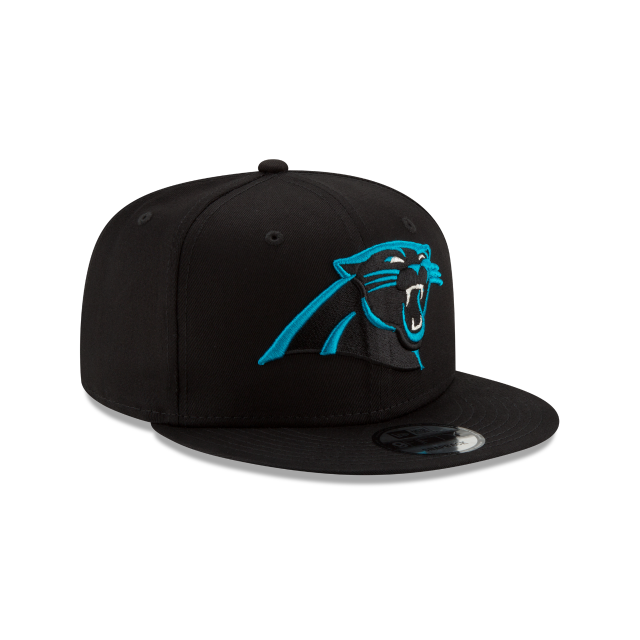 Carolina Panthers NFL New Era Men Black 9Fifty Basic Snapback product image 4, provided for visual reference and product