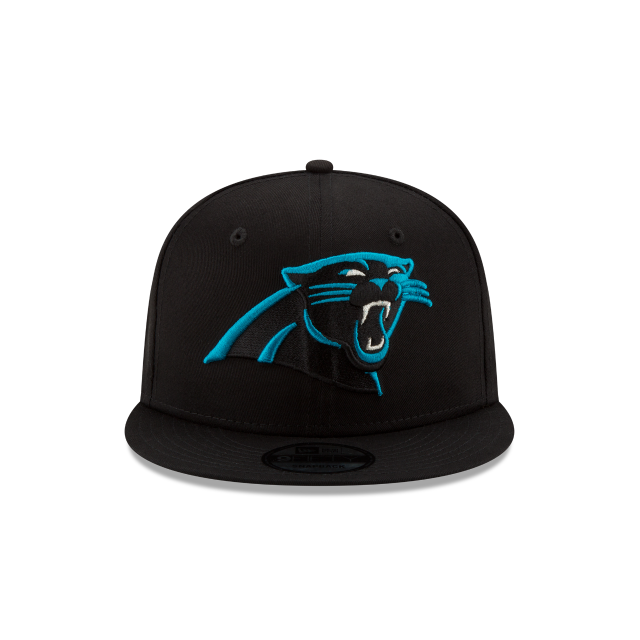 Carolina Panthers NFL New Era Men Black 9Fifty Basic Snapback product image 3, provided for visual reference and product