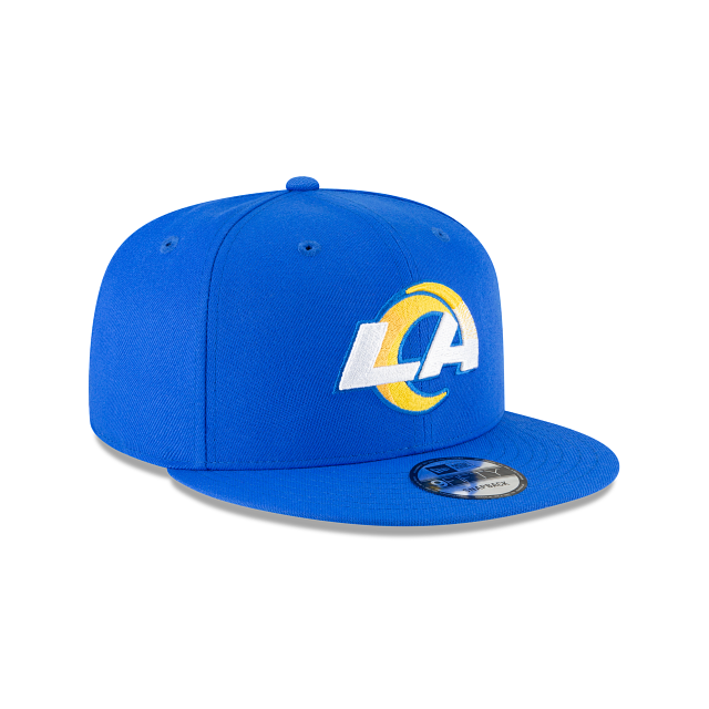 Los Angeles Rams NFL New Era Men Blue 9Fifty Basic Snapback product image 4, provided for visual reference and product