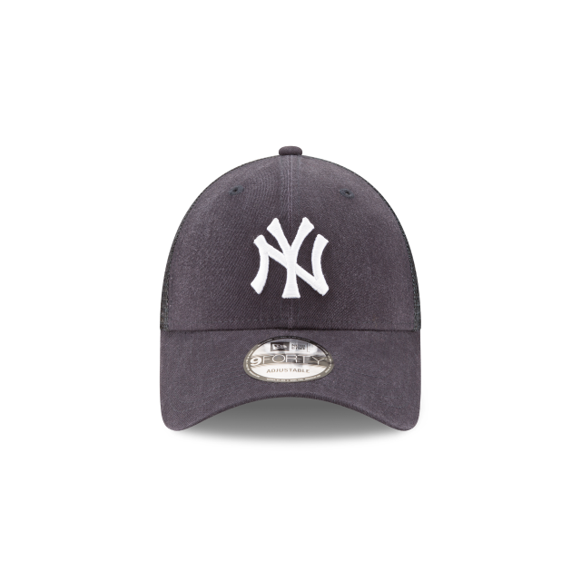New York Yankees MLB New Era Men Navy 9Forty Primary Logo Trucker Adjustable Hat product image 5, provided for visual