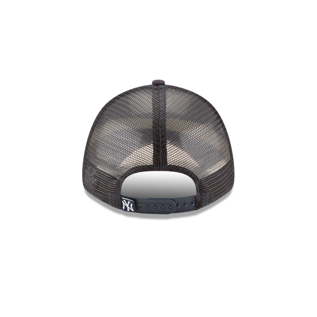New York Yankees MLB New Era Men Navy 9Forty Primary Logo Trucker Adjustable Hat product image 2, provided for visual