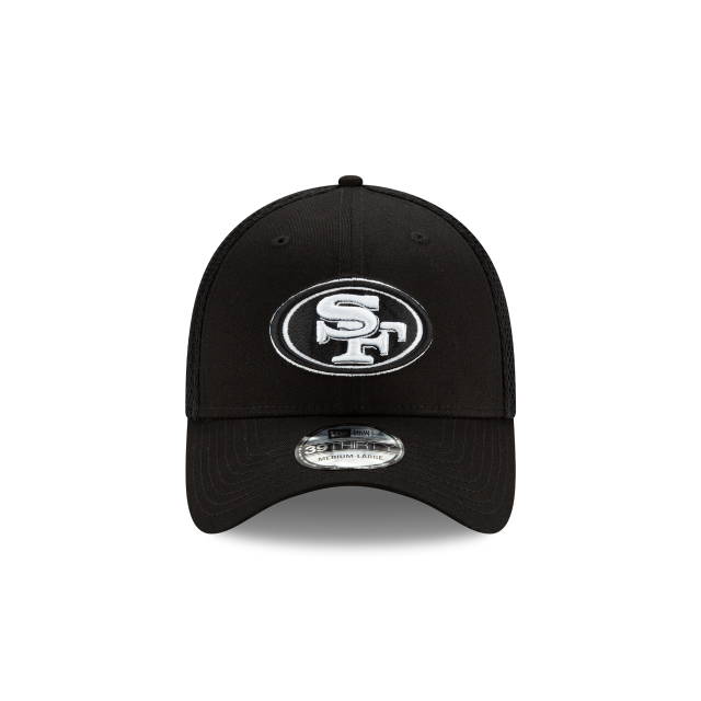 San Francisco 49Ers NFL New Era Men Black/White 39Thirty Neo Stretch Fit Hat product image 3, provided for visual reference