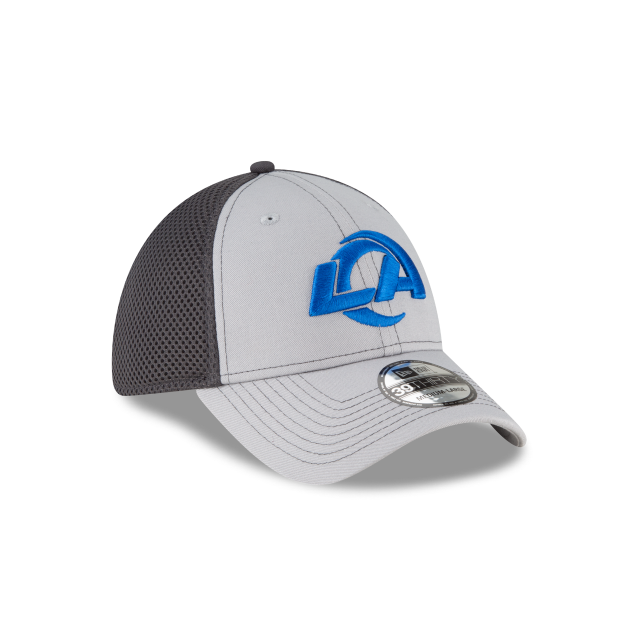 Los Angeles Rams NFL New Era Men Grey 39Thirty Grayed Out Neo 2 Stretch Fit Hat product image 3, provided for visual