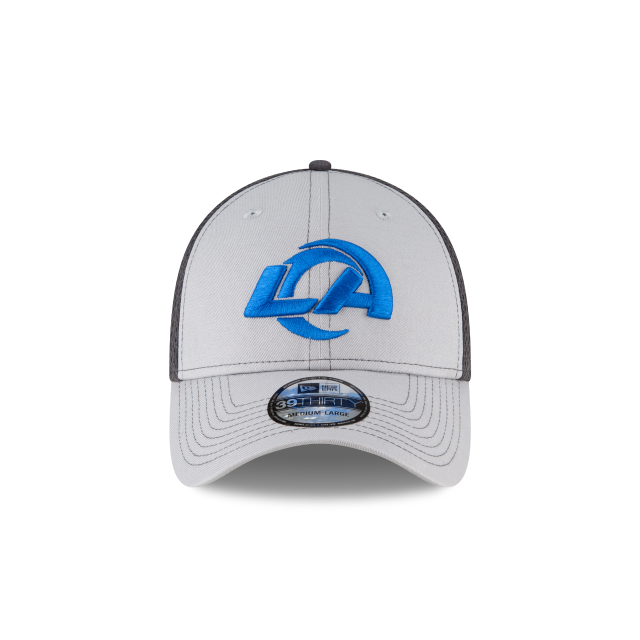 Los Angeles Rams NFL New Era Men Grey 39Thirty Grayed Out Neo 2 Stretch Fit Hat product image 4, provided for visual