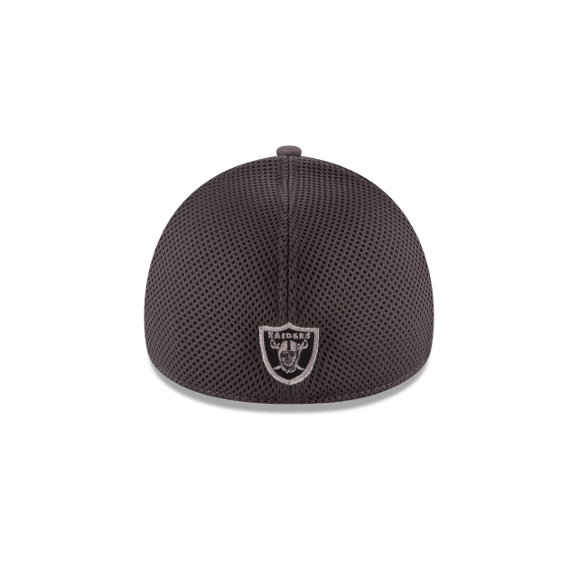 Las Vegas Raiders NFL New Era Men Grey 39Thirty Grayed Out Neo 2 Stretch Fit Hat product image 2, provided for visual
