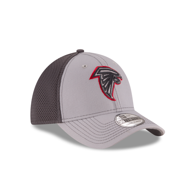 Atlanta Falcons NFL New Era Men Grey 39Thirty Grayed Out Neo 2 Stretch Fit Hat product image 4, provided for visual