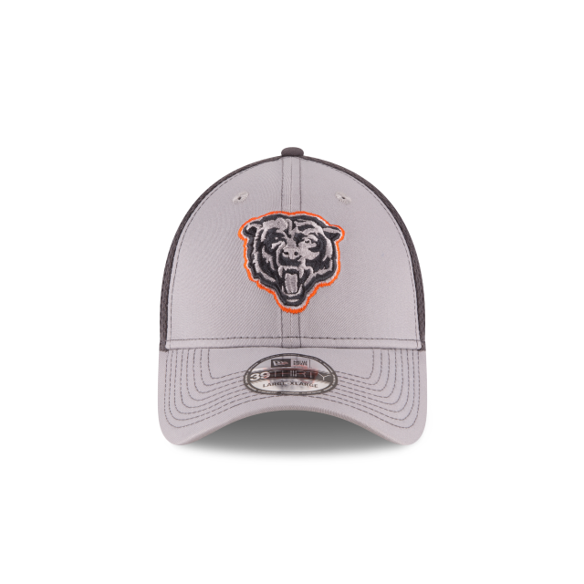 Chicago Bears NFL New Era Men Grey 39Thirty Grayed Out Neo 2 Stretch Fit Hat product image 3, provided for visual reference