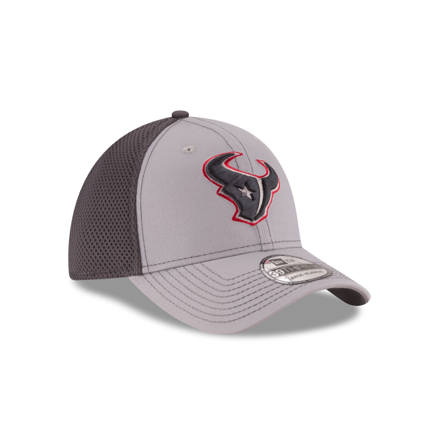 Houston Texans NFL New Era Men Grey 39Thirty Grayed Out Neo 2 Stretch Fit Hat product image 4, provided for visual reference