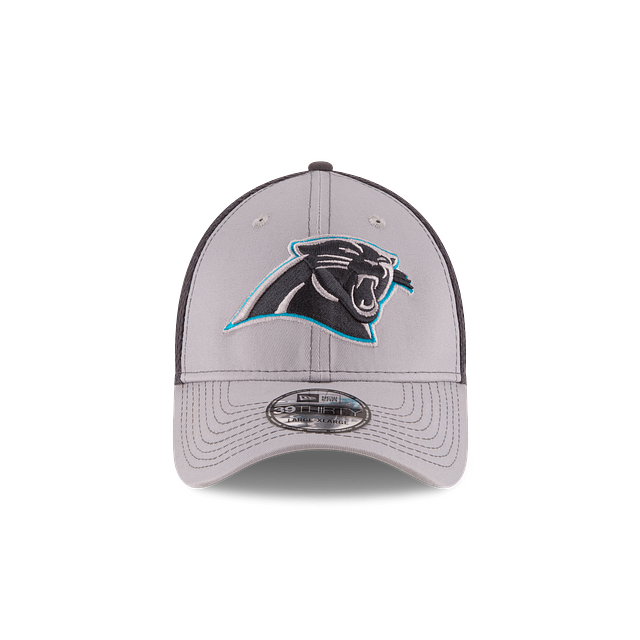 Carolina Panthers NFL New Era Men Grey 39Thirty Grayed Out Neo 2 Stretch Fit Hat product image 3, provided for visual