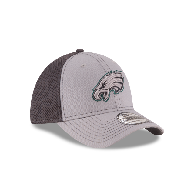 Philadelphia Eagles NFL New Era Men Grey 39Thirty Grayed Out Neo 2 Stretch Fit Hat product image 4, provided for visual