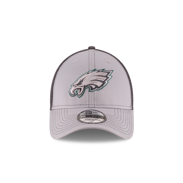 Philadelphia Eagles NFL New Era Men Grey 39Thirty Grayed Out Neo 2 Stretch Fit Hat product image 3, provided for visual