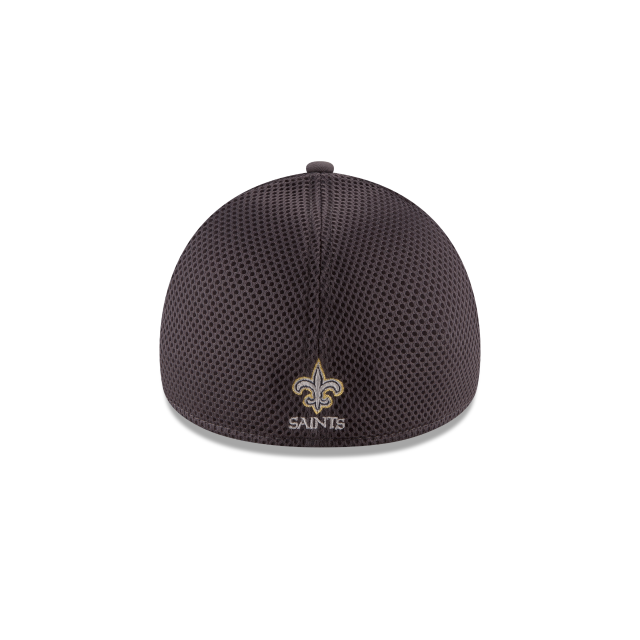 New Orleans Saints NFL New Era Men Grey 39Thirty Grayed Out Neo 2 Stretch Fit Hat product image 2, provided for visual