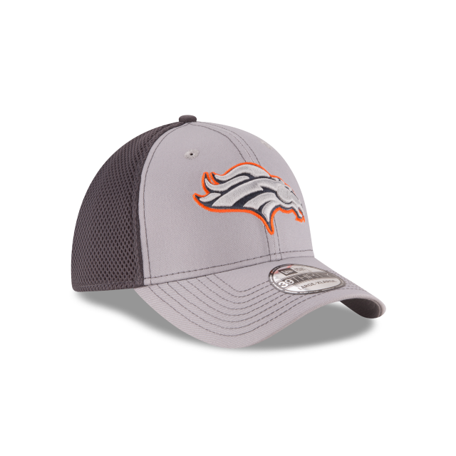 Denver Broncos NFL New Era Men Grey 39Thirty Grayed Out Neo 2 Stretch Fit Hat product image 4, provided for visual reference