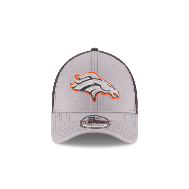 Denver Broncos NFL New Era Men Grey 39Thirty Grayed Out Neo 2 Stretch Fit Hat product image 3, provided for visual reference