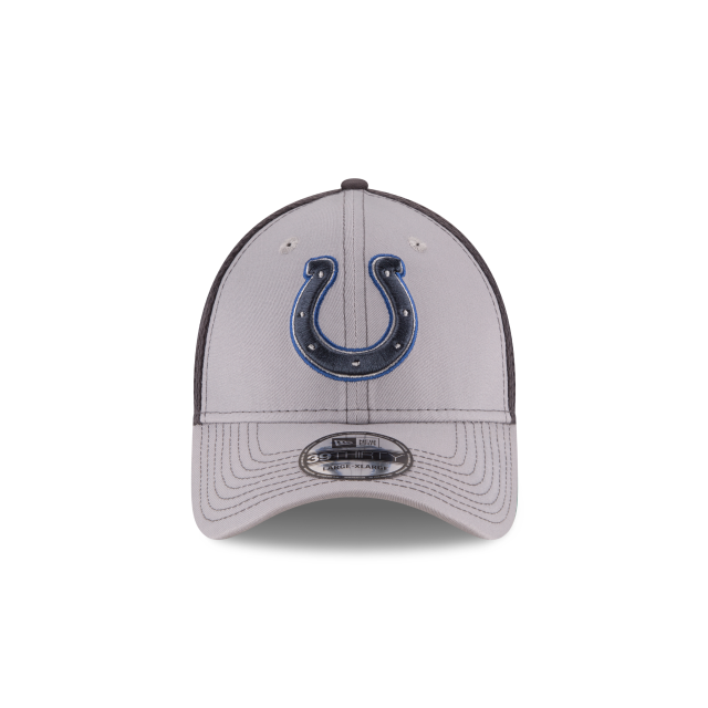 Indianapolis Colts NFL New Era Men Grey 39Thirty Grayed Out Neo 2 Stretch Fit Hat product image 3, provided for visual