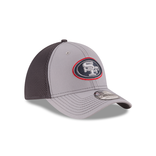 San Francisco 49Ers NFL New Era Men Grey 39Thirty Grayed Out Neo 2 Stretch Fit Hat product image 4, provided for visual