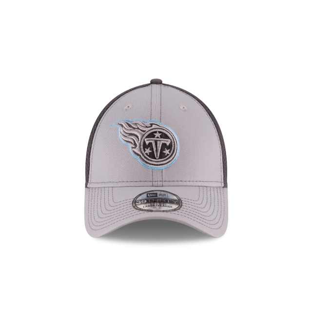 Tennessee Titans NFL New Era Men Grey 39Thirty Grayed Out Neo 2 Stretch Fit Hat product image 3, provided for visual