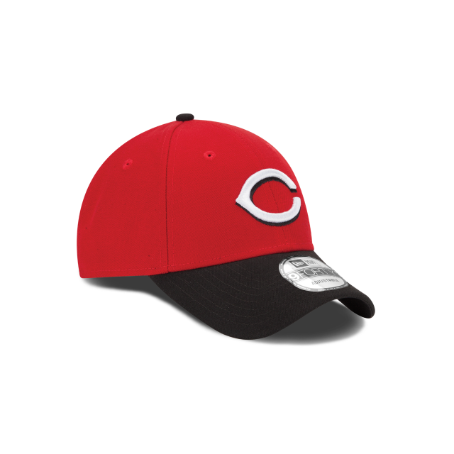 Cincinnati Reds MLB New Era Men Red Black 9Forty League Road Adjustable Hat product image 4, provided for visual reference
