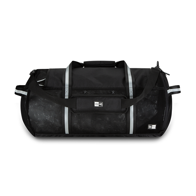 New Era Black Mesh Reflect Duffel Bag 65L AX20 product image 2, provided for visual reference and product detail review