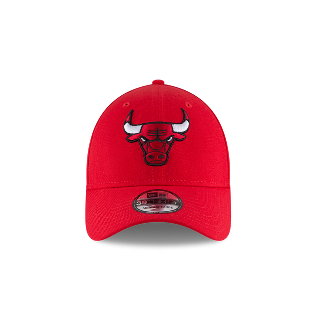 Chicago Bulls NBA New Era Men Red 39Thirty Team Classic Stretch Fit Hat product image 6, provided for visual reference and